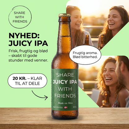 Share Juicy IPA With Friends