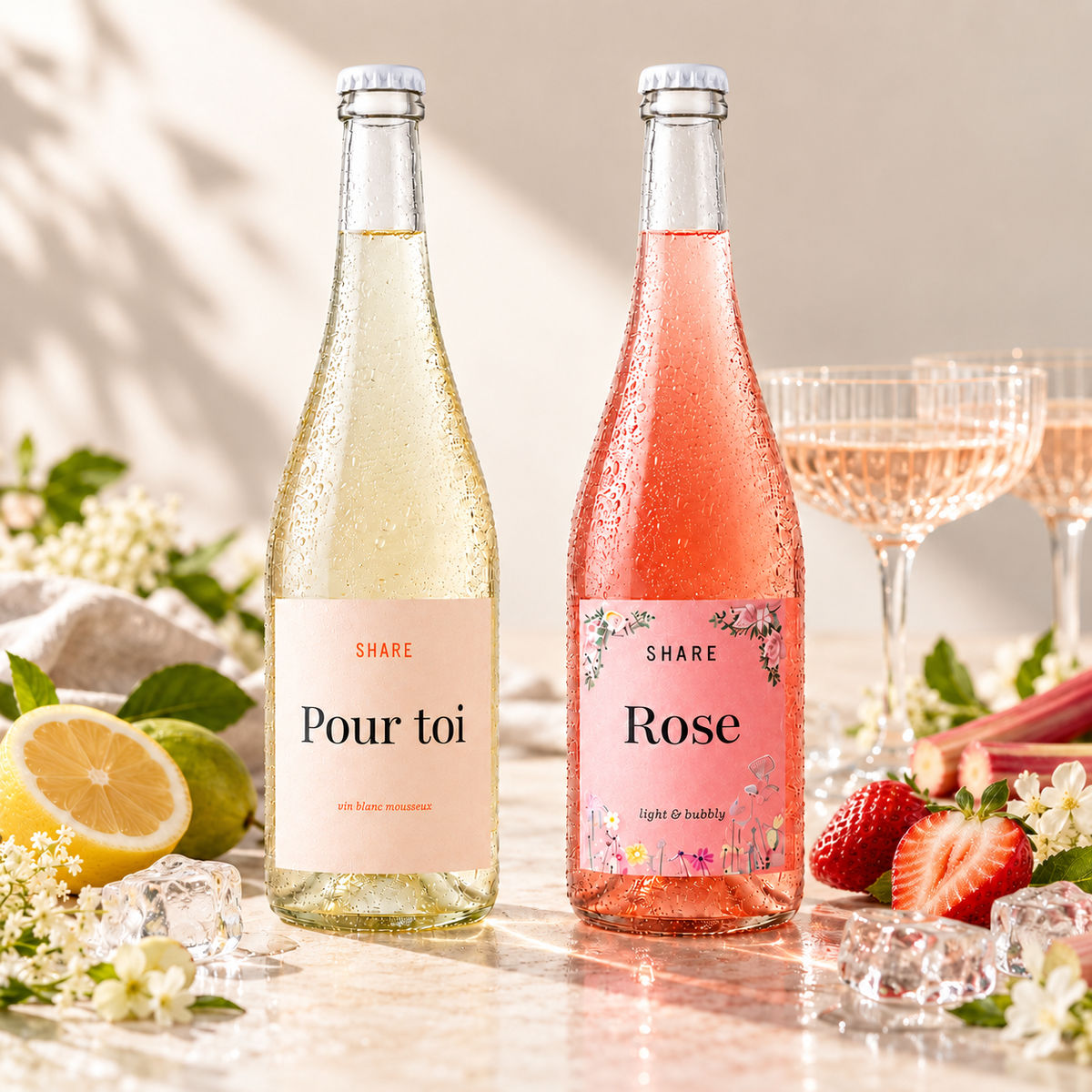 Share Pour Toi og Share Rosé